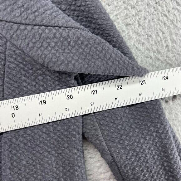 Zusa Brand Sweatshirt Men's Small Gray Pullover Eco Friendly Hoodie Textured - Picture 5 of 12